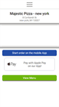 Mobile Screenshot of majesticpizzany.com